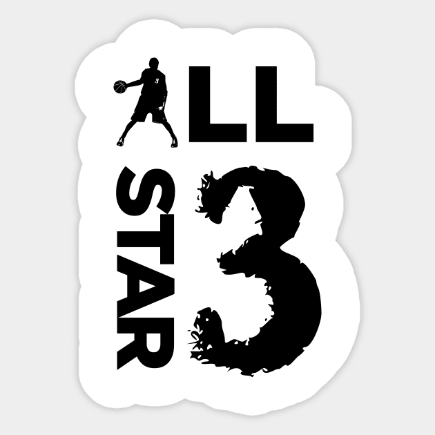 All Star Gear | Black and White Sticker by DreamsofDubai